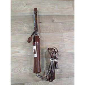 Vintage Vidal Sassoon Curling Iron # 901 Brown - Tested Working Condition